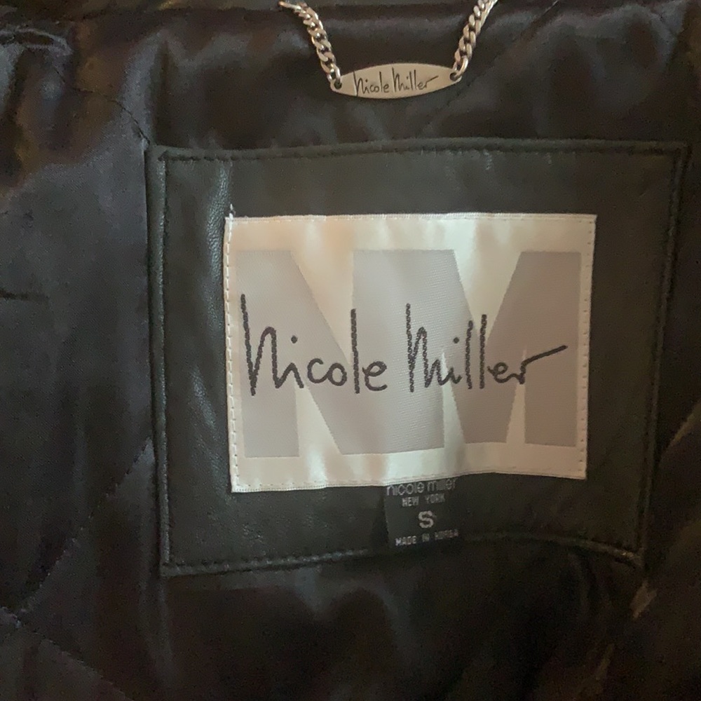 Nicole Miller leather jacket - Picture 7 of 9